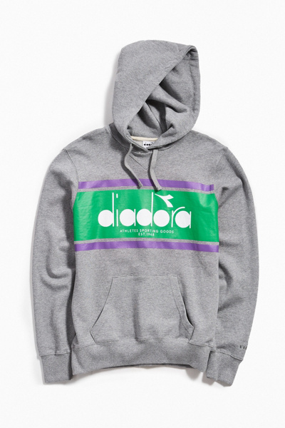 Sweat à Manches Longues Diadora Spectra Pour Homme - 100% Coton, Style Streetwear