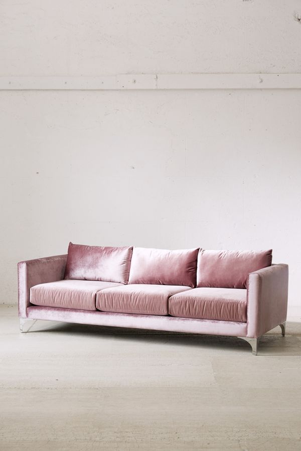 Chamberlin Velvet Sofa Urban Outfitters