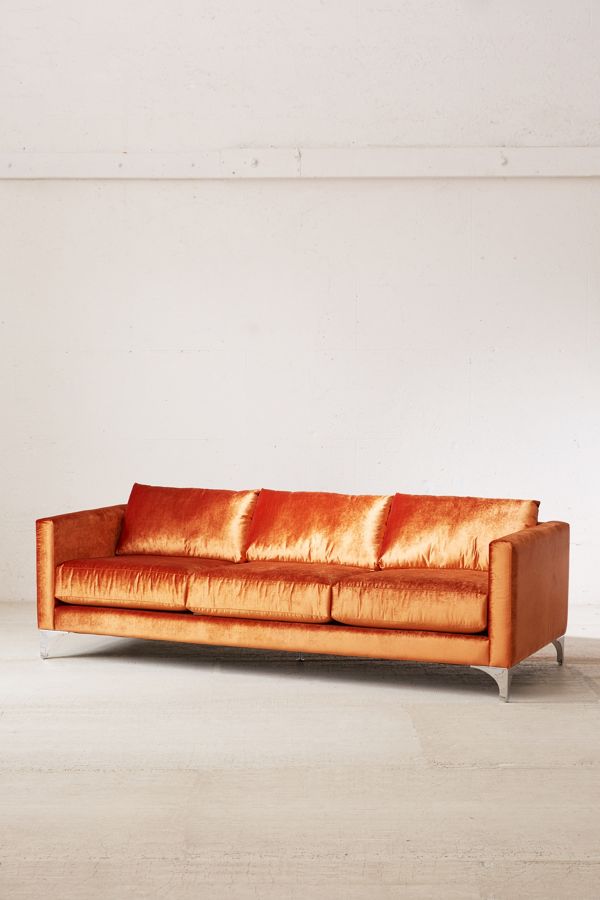 Chamberlin Velvet Sofa Urban Outfitters