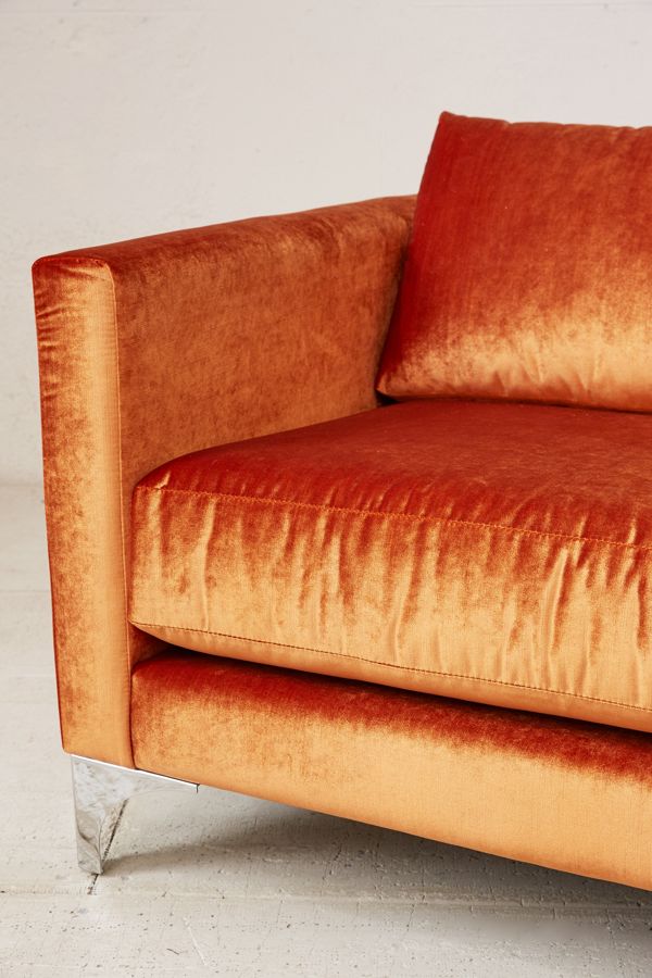 Chamberlin Velvet Sofa Urban Outfitters