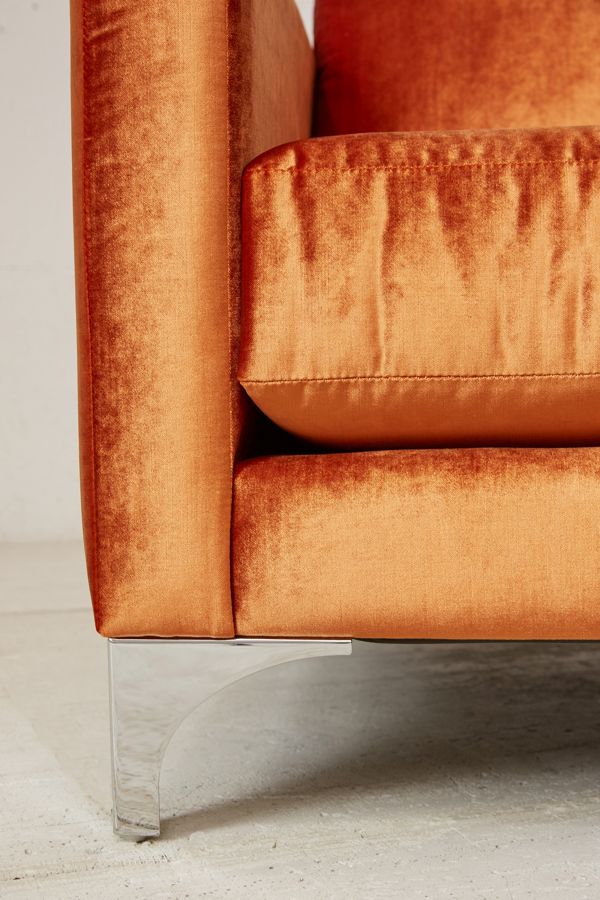 Chamberlin Velvet Sofa Urban Outfitters