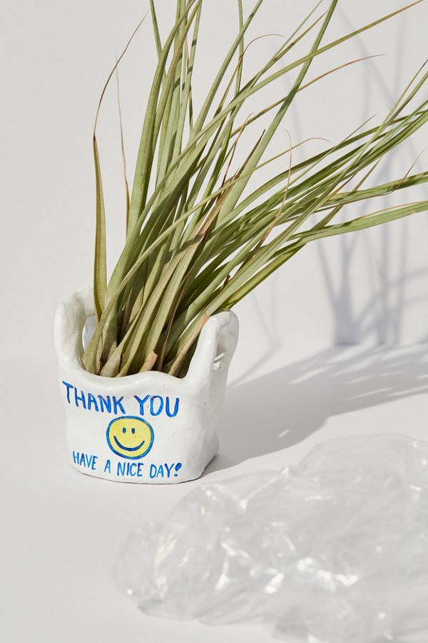 Slide View: 1: Hello Happy Plants Bag Planter