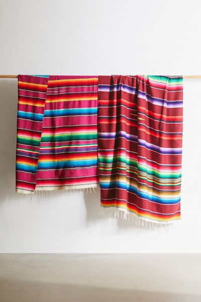 Urban Renewal One-Of-A-Kind Woven Beach Blanket