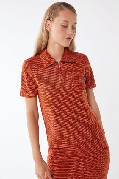 Stussy Faye Quarter- Zip Collared Shirt