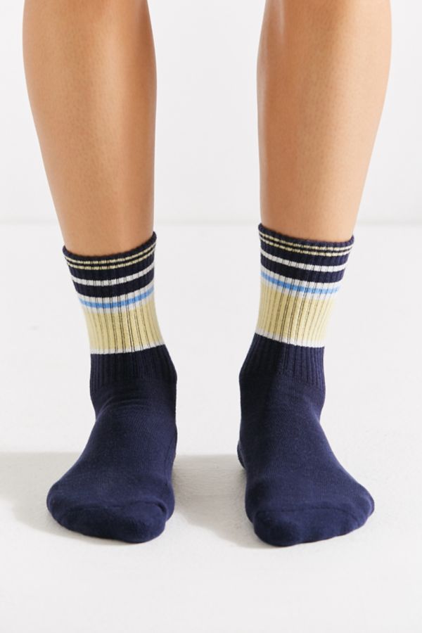 Out From Under Banded Striped Crew Sock | Urban Outfitters