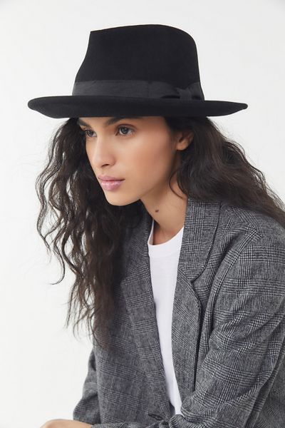 Short Brim Felt Fedora