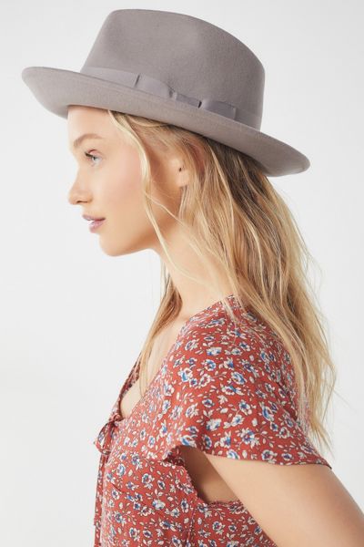 Short Brim Felt Fedora