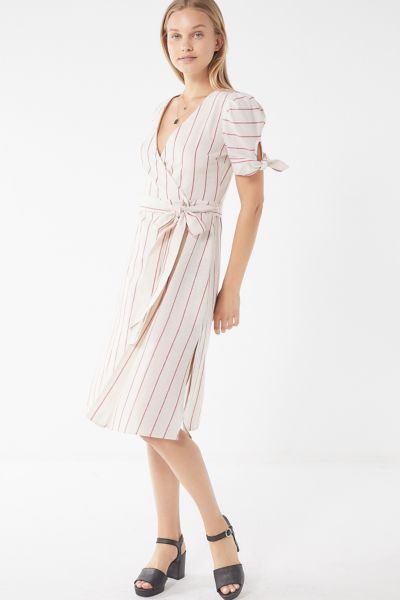 uo eleanor plunging denim jumpsuit