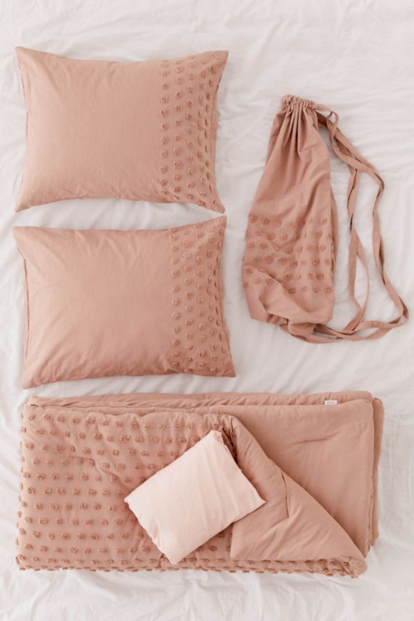Slide View: 2: Tufted Dot Comforter Snooze Set