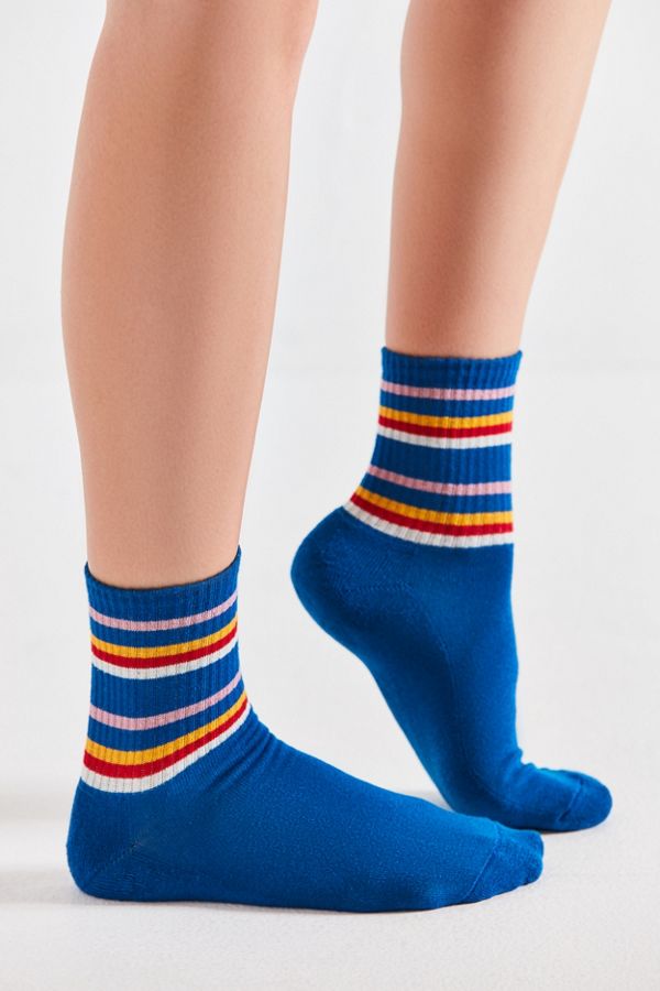 Out From Under Sporty Stripe Tube Sock Urban Outfitters
