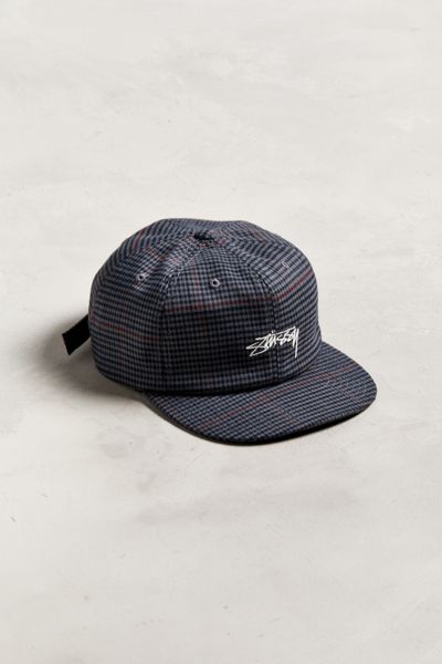 Stussy Small Check Strapback Hat