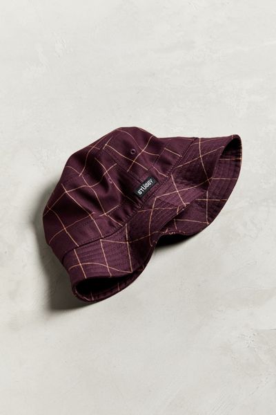 Stussy Windowpane Bucket Hat