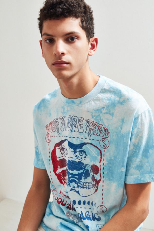 Tie-Dye Skull Tee | Urban Outfitters