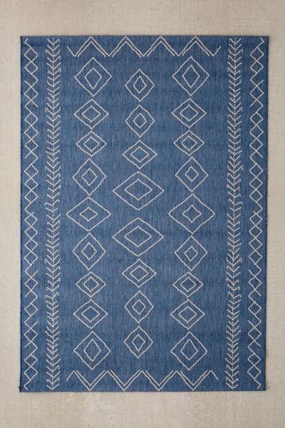 Urban Outfitters Odessa Indoor/outdoor Rug In Blue At