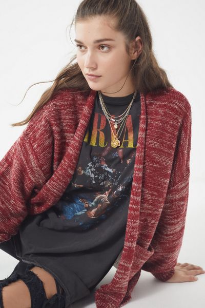 UO Colie Oversized Open-Front Cardigan