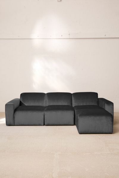 Urban Outfitters Modular Velvet Sofa