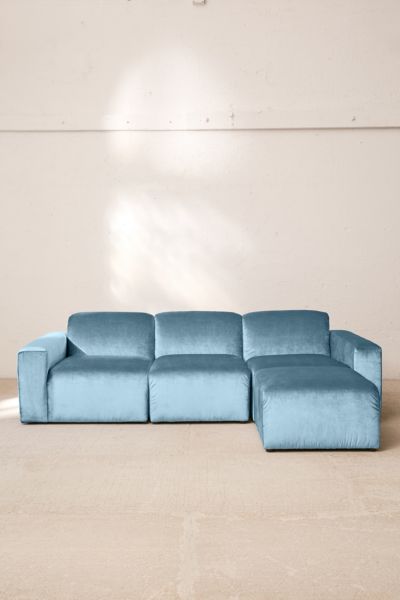Urban Outfitters Modular Velvet Sofa