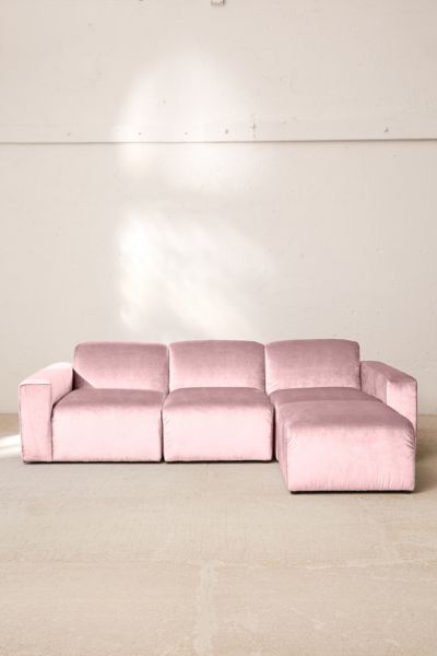 Urban Outfitters Modular Velvet Sofa