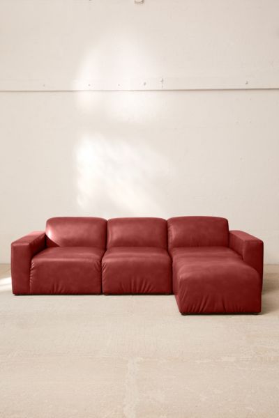 Urban Outfitters Modular Recycled Leather Sofa