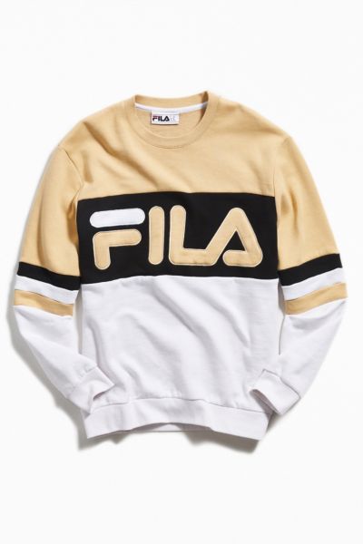 FILA Freddie Colorblock Crew-Neck Sweatshirt | Urban Outfitters