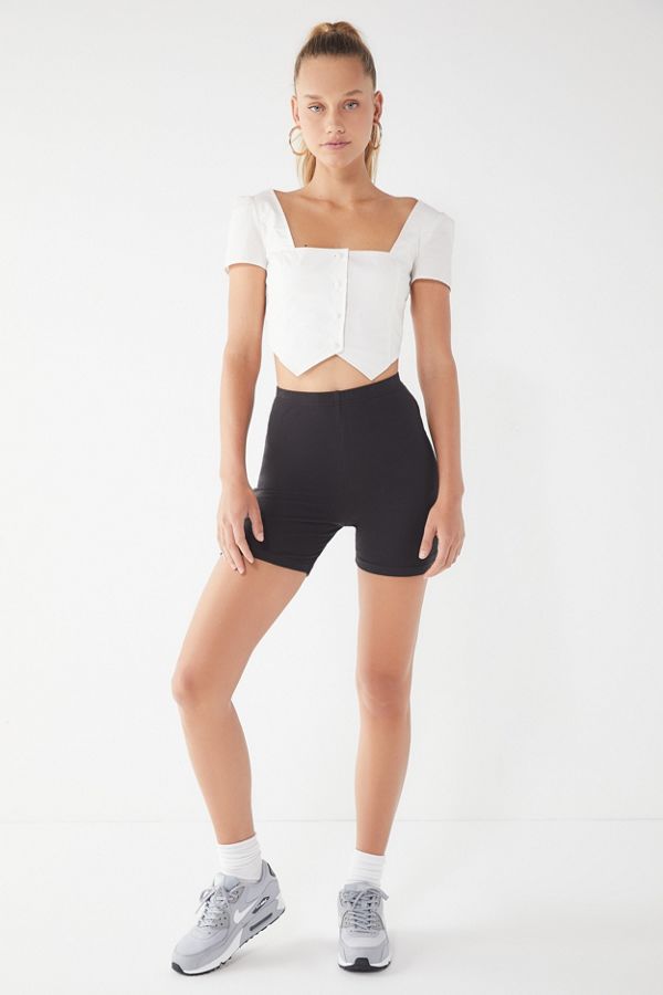 Slide View: 3: I.AM.GIA Ankaa Square-Neck Cropped Top