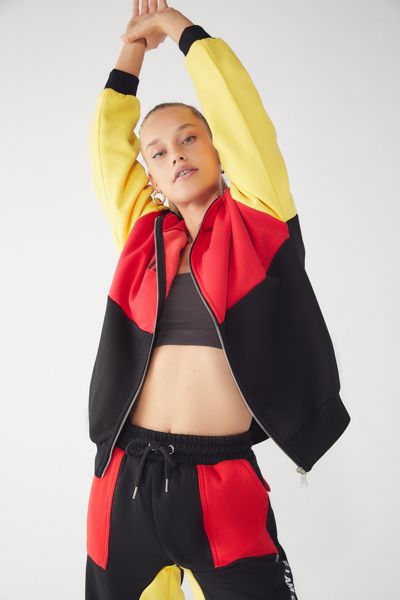 I.AM.GIA Colorblock Zipper Sweatshirt