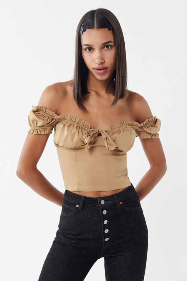 I.AM.GIA Ankaa Square Neck Cropped Top