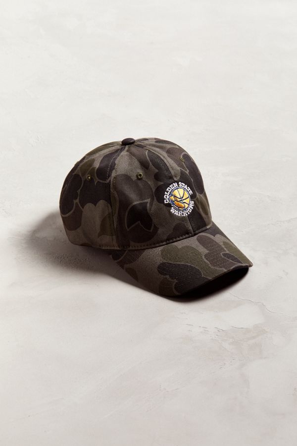 Mitchell & Ness Golden State Warriors Camo Baseball Hat Urban Outfitters