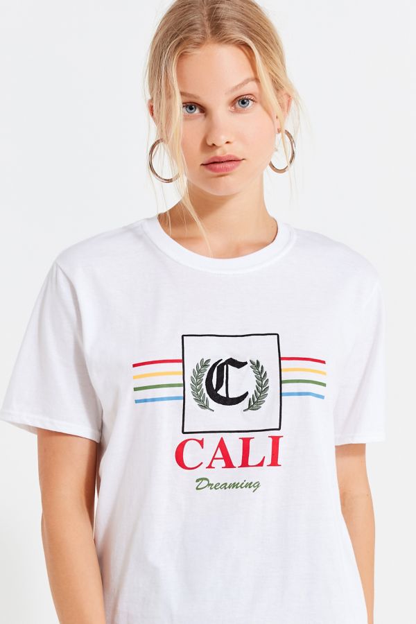 Cali Dreaming Embroidered Tee | Urban Outfitters