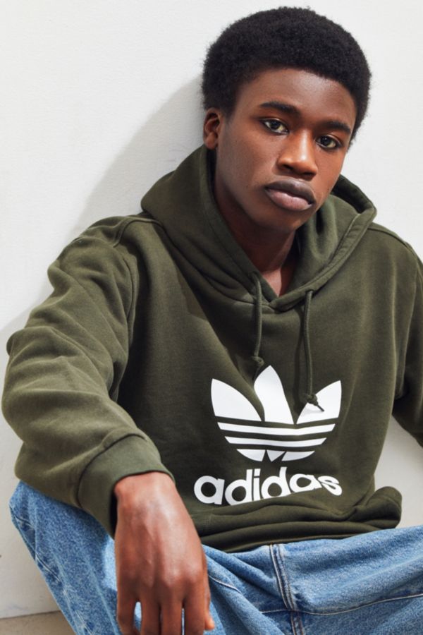 Adidas Trefoil Hoodie Sweatshirt Urban Outfitters