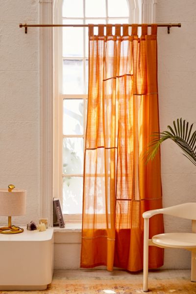 Urban Outfitters Chloe Patchwork Gauze Curtain