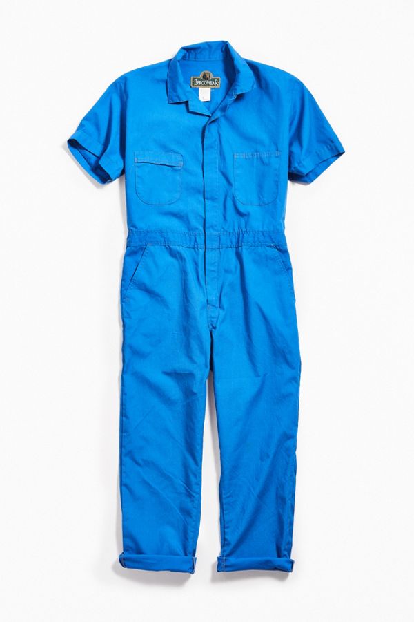 Vintage Bright Blue Coverall Urban Outfitters Canada