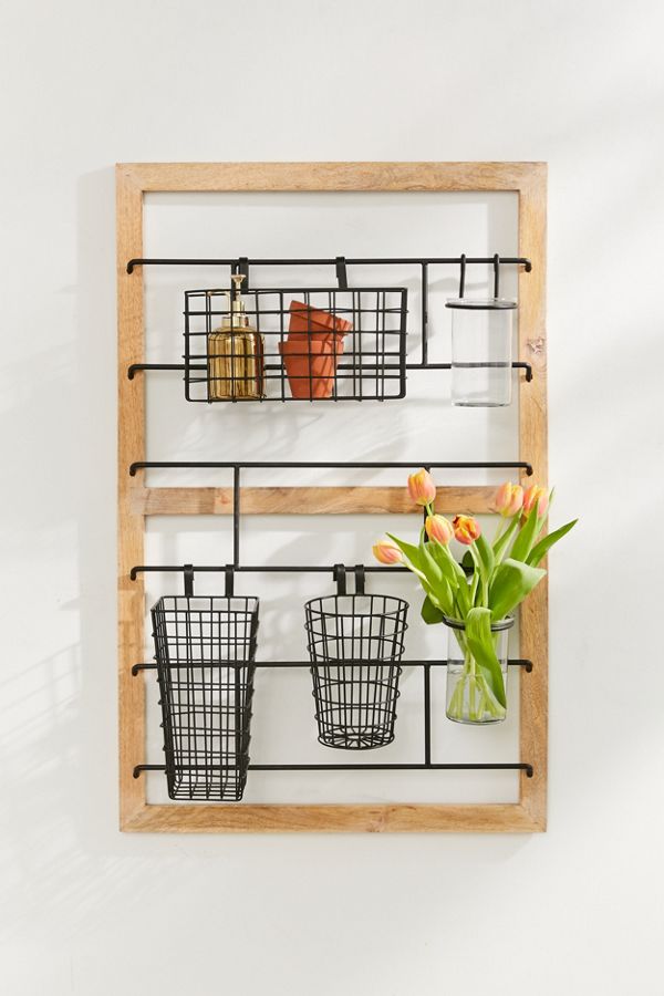 Slide View: 1: Wooden Storage Frame
