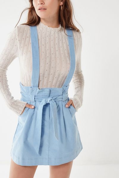 UO Ireley Corduroy Skirtall Overall