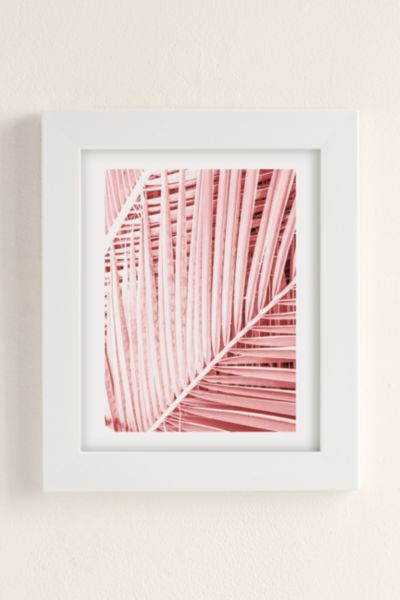 Honeymoon Hotel Pink Tropics Art Print In Modern White