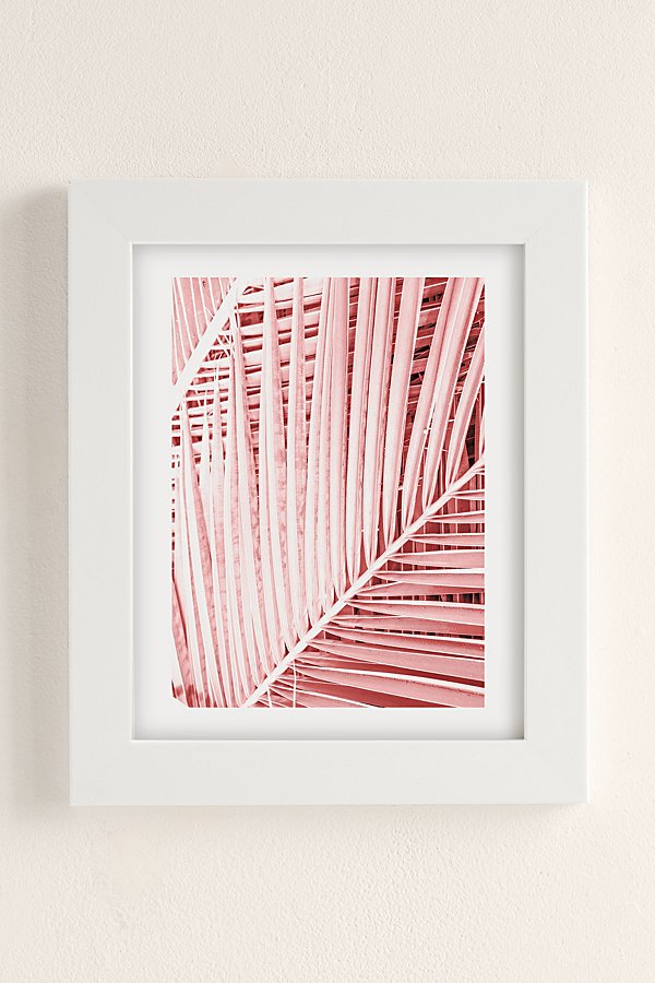 Honeymoon Hotel Pink Tropics Art Print In Modern White