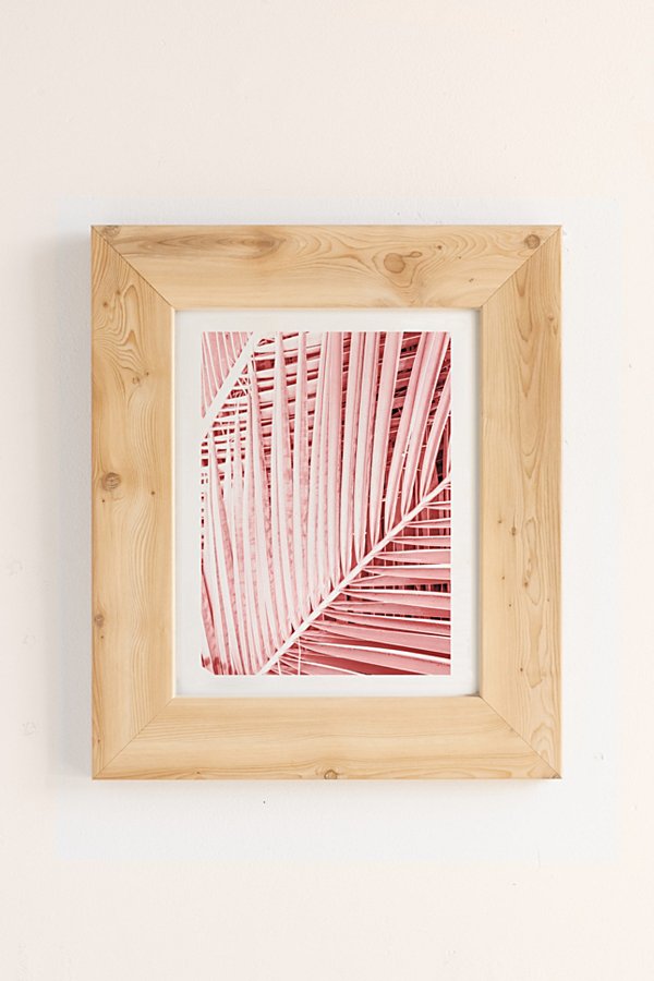 Honeymoon Hotel Pink Tropics Art Print In Pine