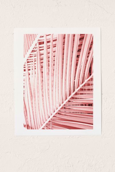 Honeymoon Hotel Pink Tropics Art Print In No Frame