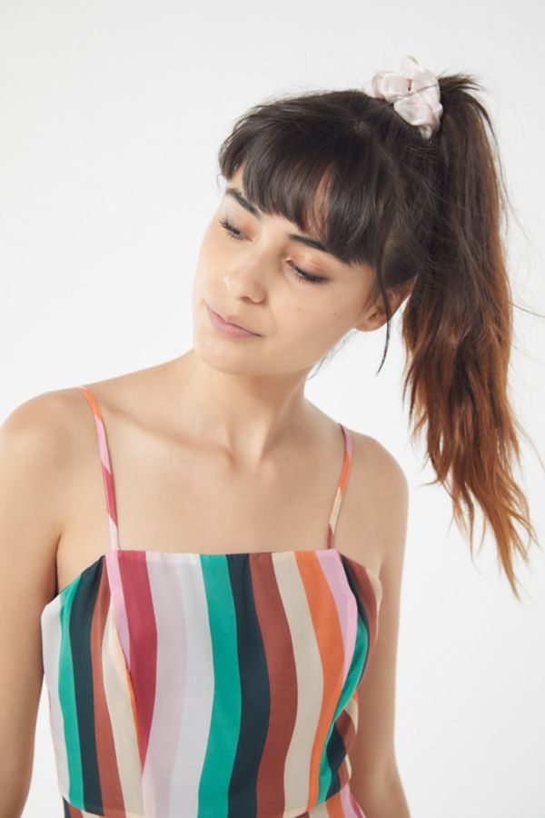 UO Vertical Rainbow Striped Mini Dress | Urban Outfitters Canada