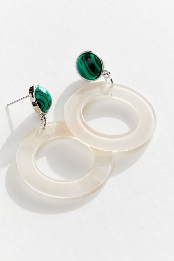 Slide View: 3: Saoirse Resin Drop Earring