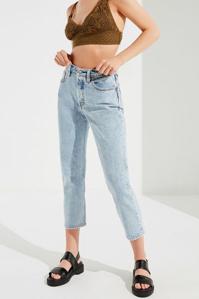 Levi’s 501 Cropped Skinny Jean – Stone Throw