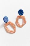 Thumbnail View 2: Tallie Two-Tone Resin Drop Earring