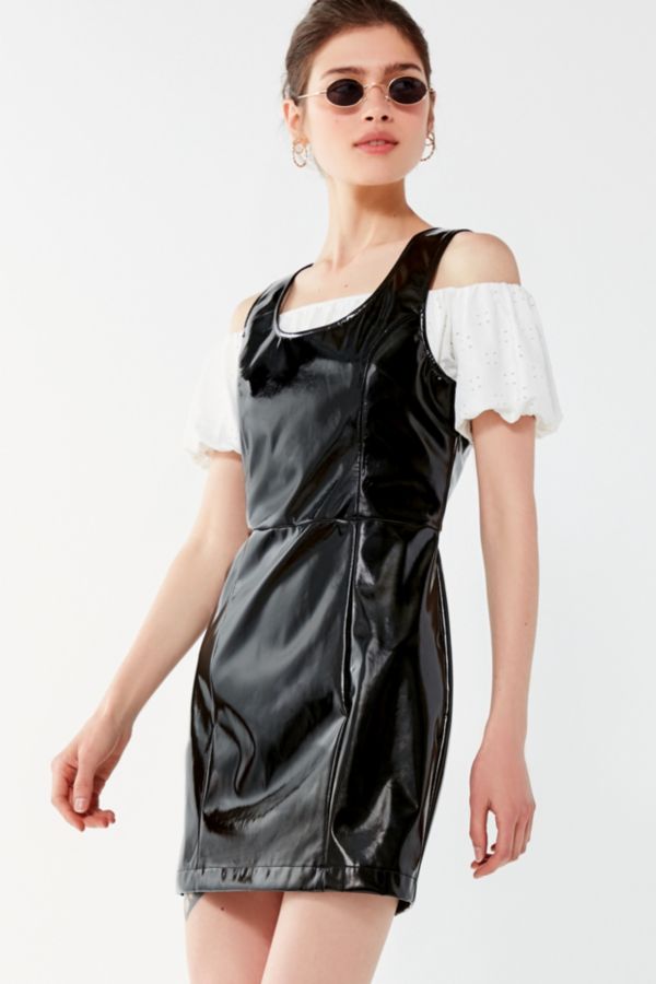 Jovonna London Patent Faux Leather Dress | Urban Outfitters