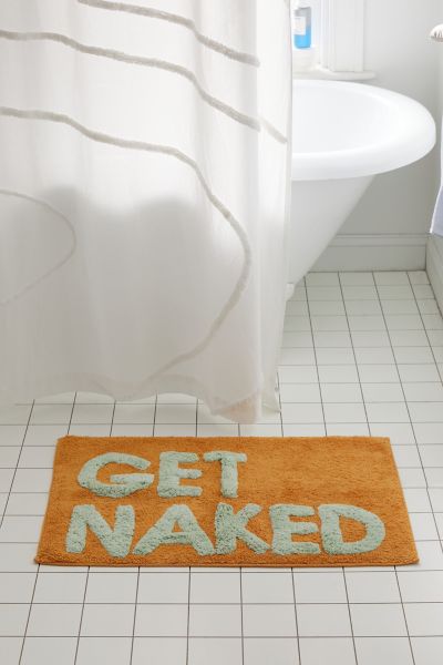 Urban Outfitters Get Naked Bath Mat In Rust