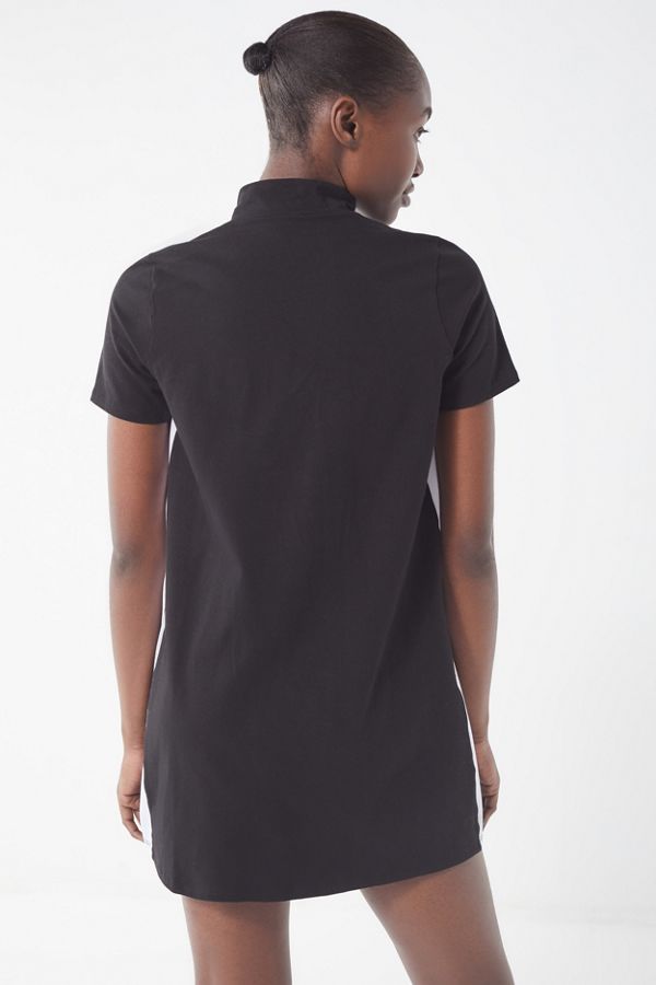UO Colorblock Zipper Mock-Neck Dress | Urban Outfitters