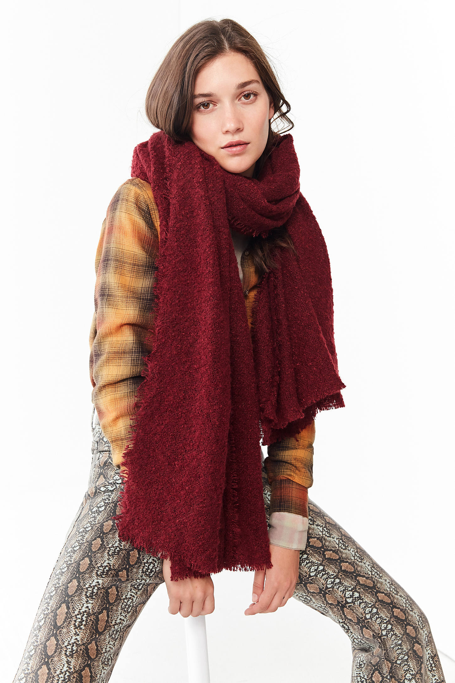 Nubby Blanket Scarf | Urban Outfitters
