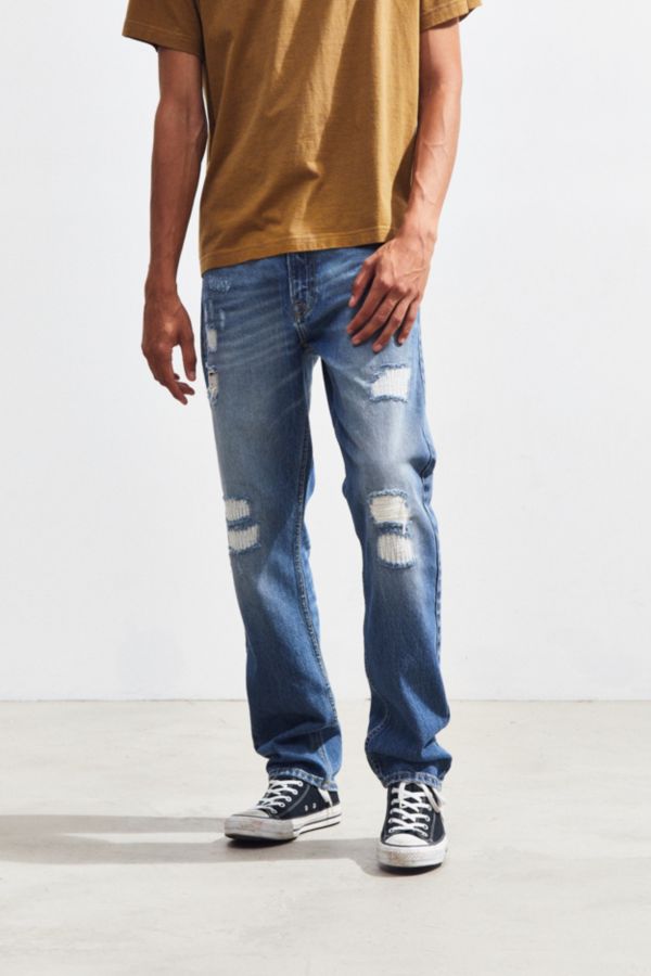 Calvin Klein Distressed Straight Jean | Urban Outfitters