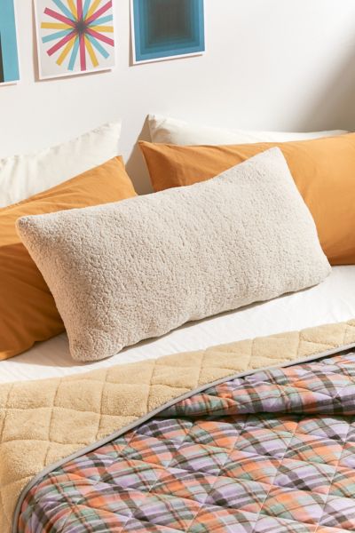 Amped Fleece Fringed Body Pillow