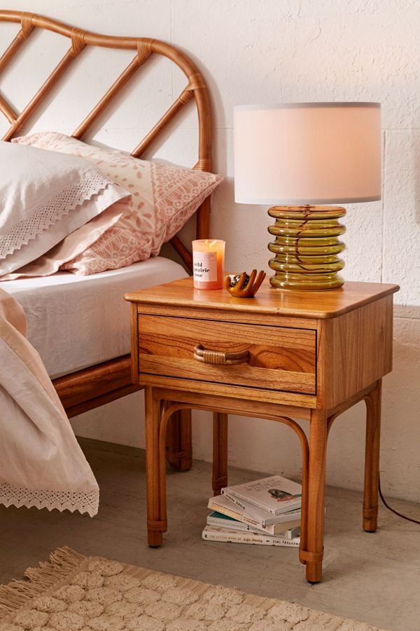 Wren Rattan Nightstand Urban Outfitters