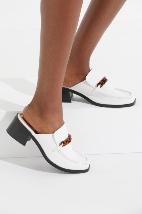 uo clara heeled loafer